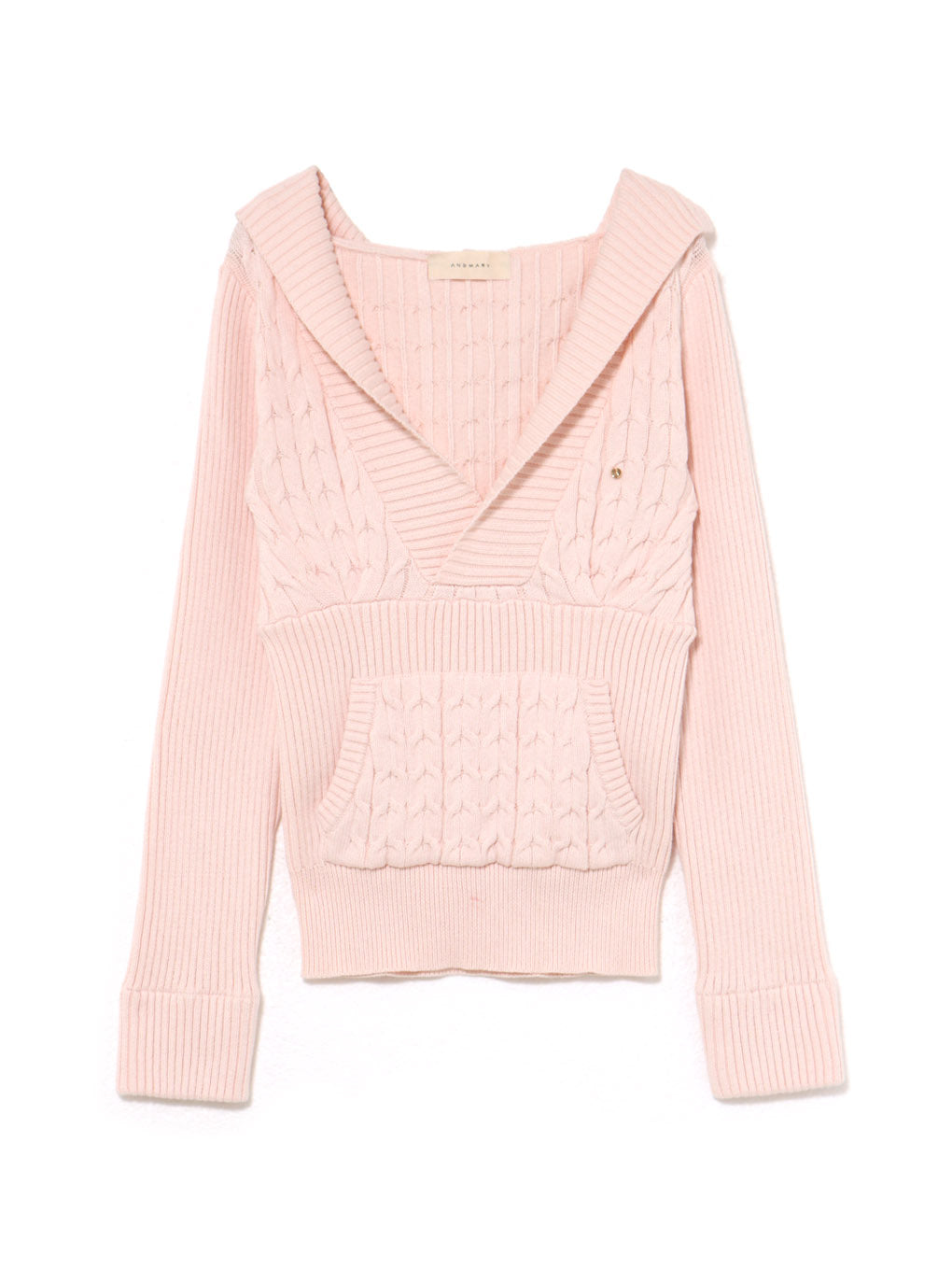 ANDMARY】Taylor hoodie knit tops
