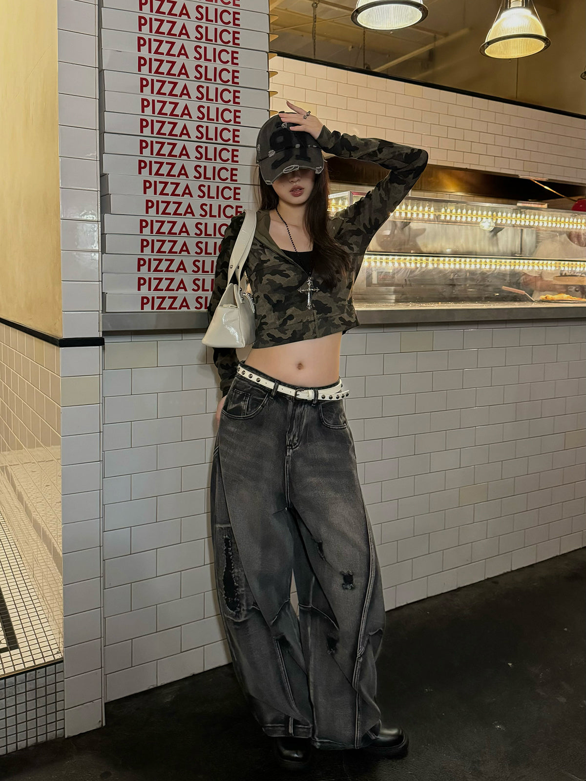 カモフラージュクロップドパーカー – ANDOR ONLINE