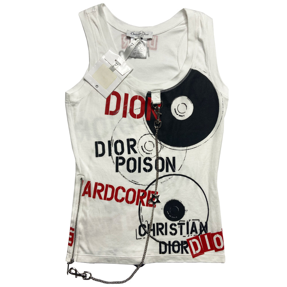 Christian Dior Hardcore Dior Poison Chain Tank - M – Angeles Vintage