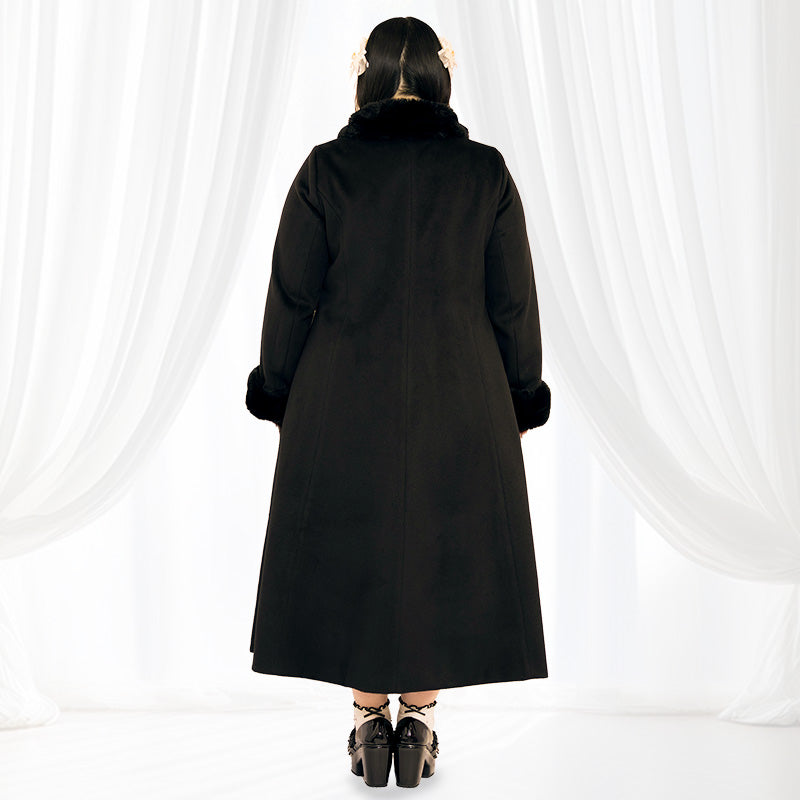 大きいサイズ レディース｜【大きいサイズのロングコート】ファー