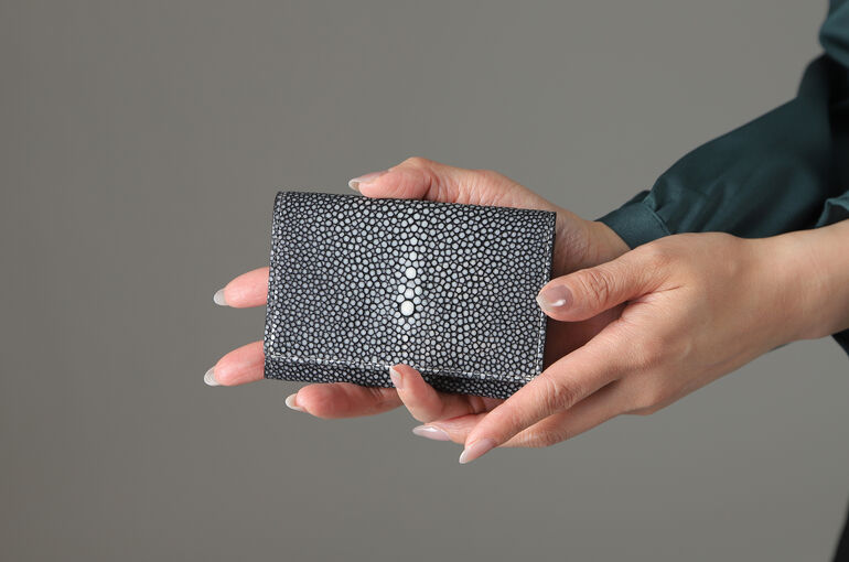 クラウドファンディング】エイ革長財布＆名刺入れ、プロジェクト