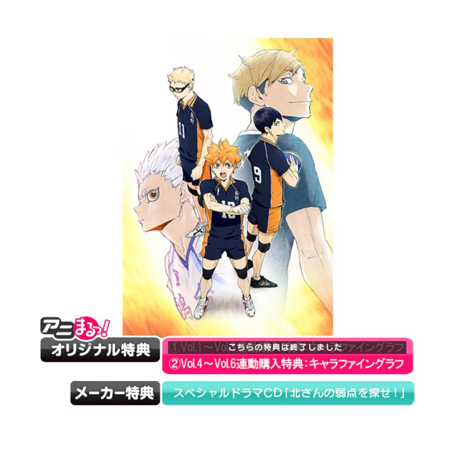 ハイキュー!! TO THE TOP／DVD／Vol.1～Vol.6全巻購入セット（初回生産