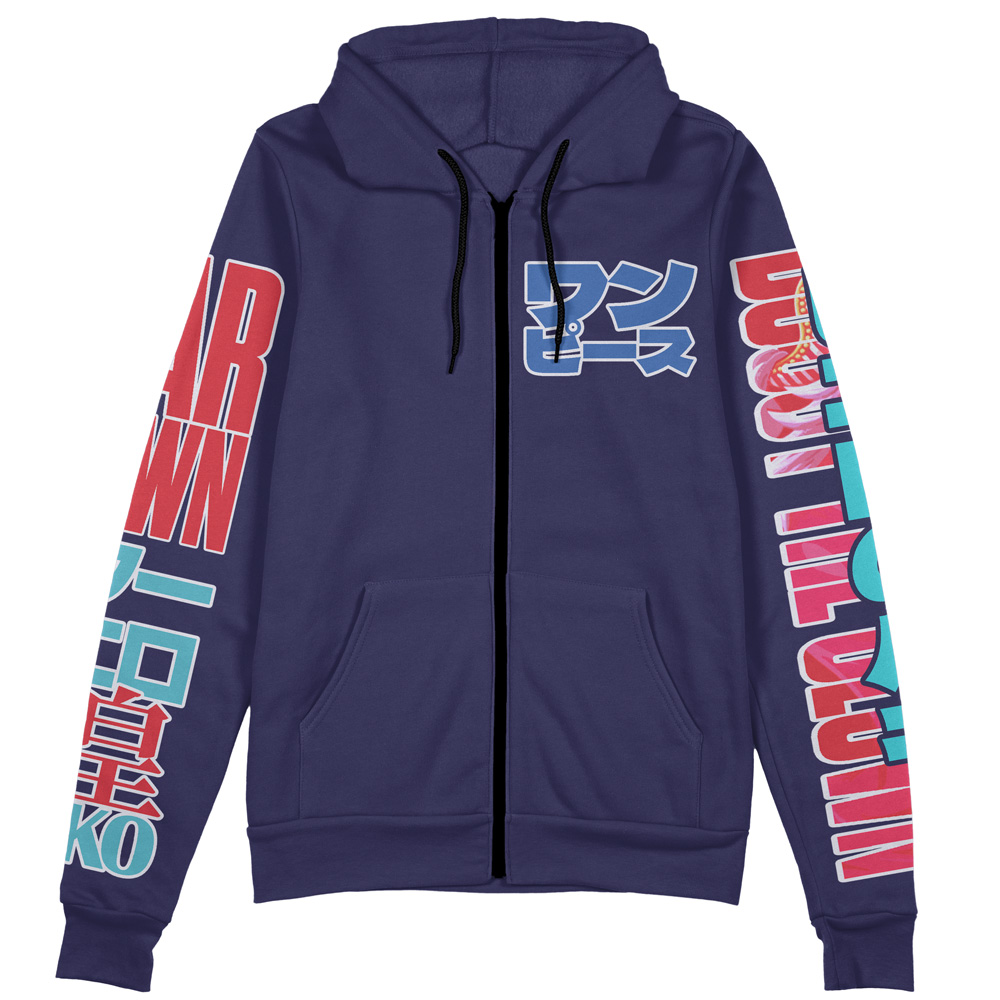 Buggy One Piece Streetwear Zip Hoodie Jacket | Anime Ape