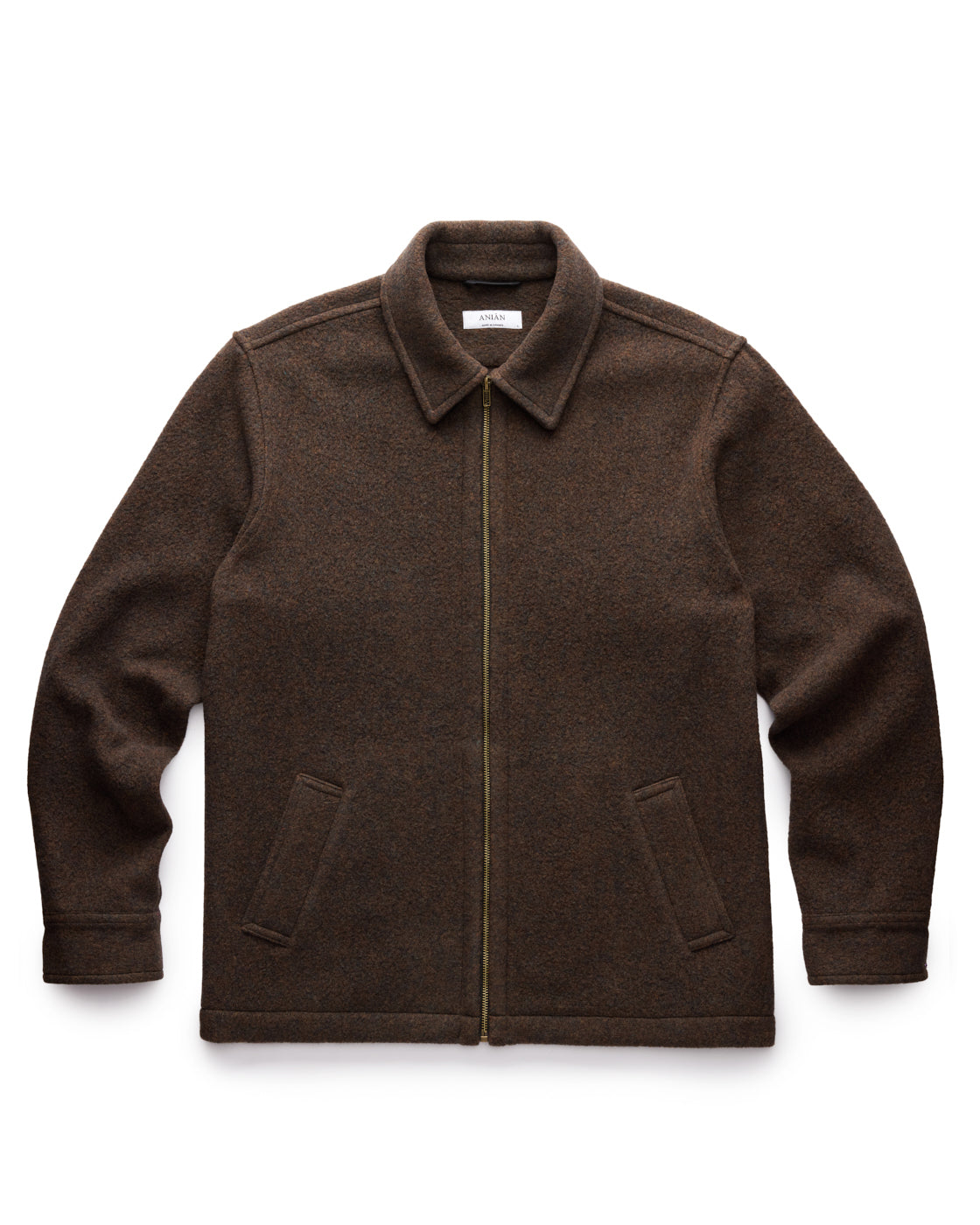 ANIÁN | Eddie Agnello Wool Coat | Recyced Wool Outerwear | Made in