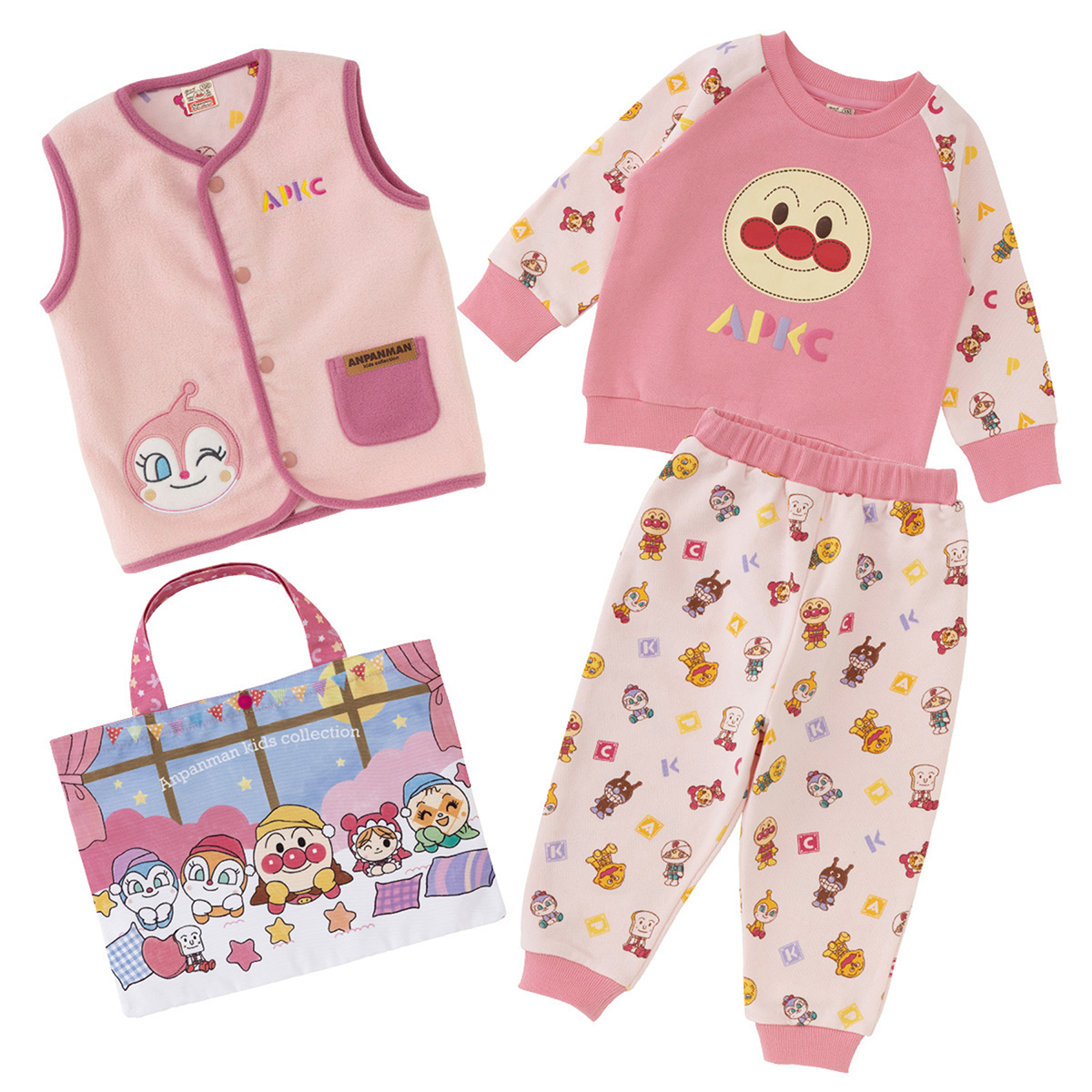 おやすみセット2023 ピンク｜アイテム｜アンパンマンキッズ