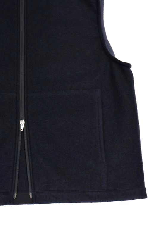 STILL BY HAND（スティルバイハンド） ウールパイルジップベストの通販