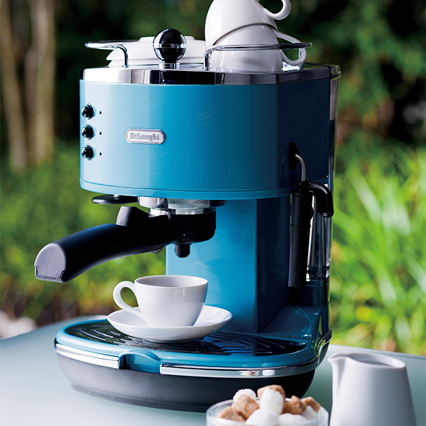 デロンギ icona エスプレッソ・カプチーノメーカー(アズーロブルー