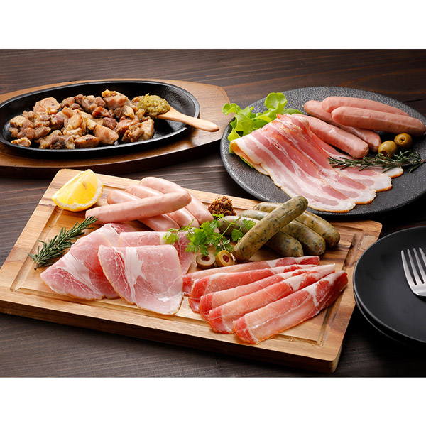 福岡・みやこハム / 九州産オリジナルアソートセット（短冊のしのみ