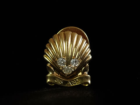 アンティークカルティエブローチセット（1920-1940s サイン入り