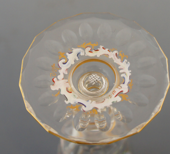 ロブマイヤー「エナメル彩ワイングラス」《アンティックかとう》