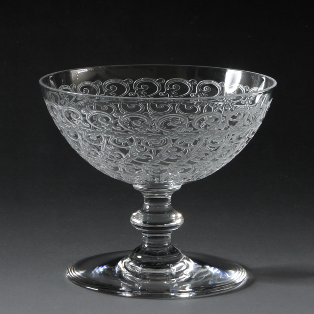 オールドバカラ「ローハン ROHAN クープグラス」《アンティックかとう》