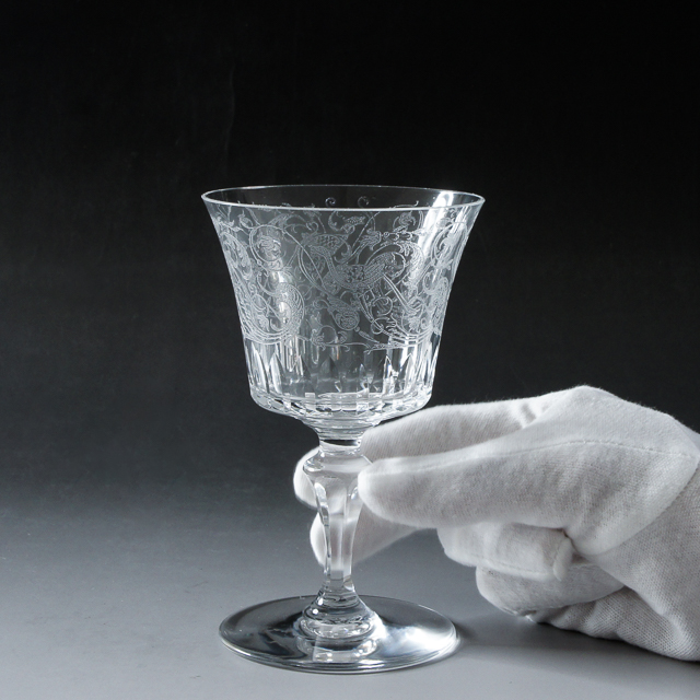 オールドバカラ「パルメ PARME ワイングラス H13.5cm（130ml