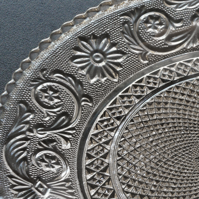 オールドバカラ「アラベスク ARABESQUE プレート6客組」《アンティック