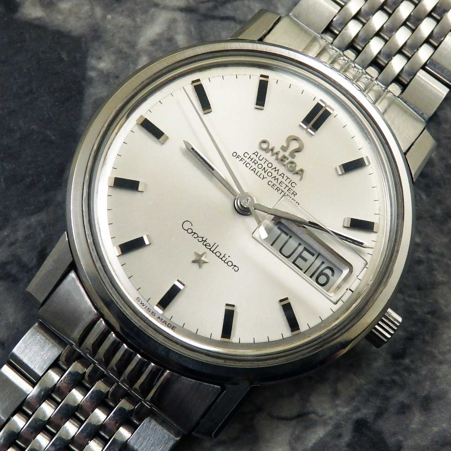 オメガ・コンステレーション 自動巻クロノメーター 純正ブレス Ref.168