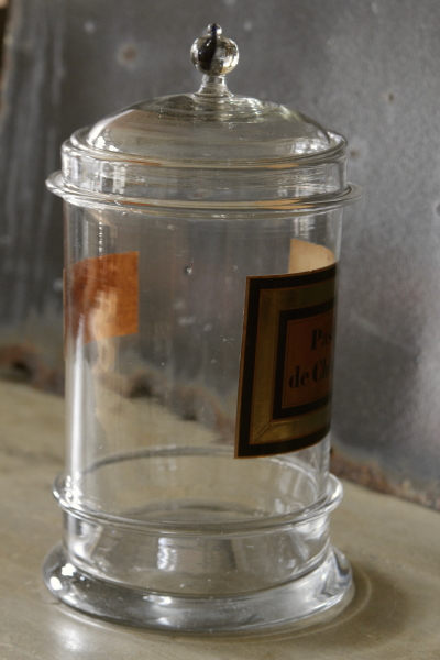 アンティーク薬瓶 ガラスジャー フランス 【Antiques Truffle 京都 鹿