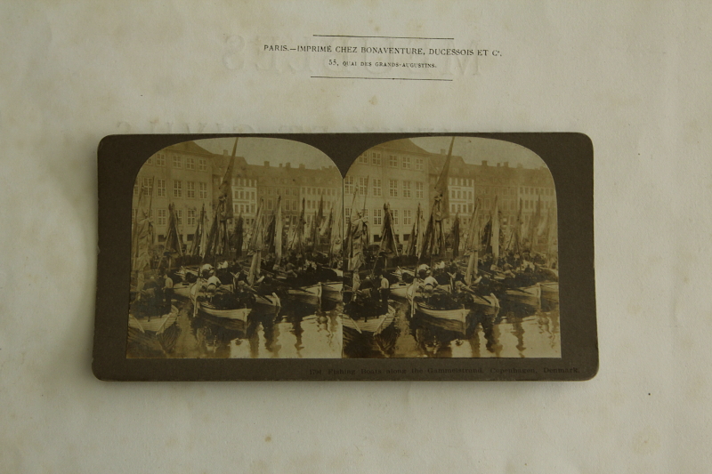 アンティーク写真 フランス ステレオグラム 立体写真 【Antiques