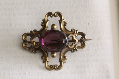 アンティークブローチ イギリス ヴィクトリアン ペースト 【Antiques