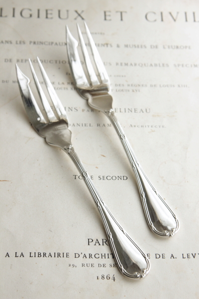 アンティーククリストフル リュバン christofle rubans フィッシュ