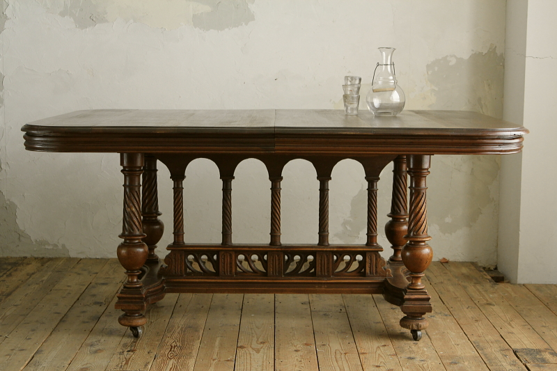 アンティークテーブル ダイニングテーブル フランス アンリ2世様式