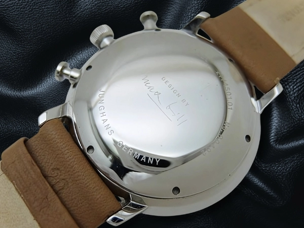 HB-0100| ユンハンス マックスビル クロノスコープ Ref.027 4501.01 SS