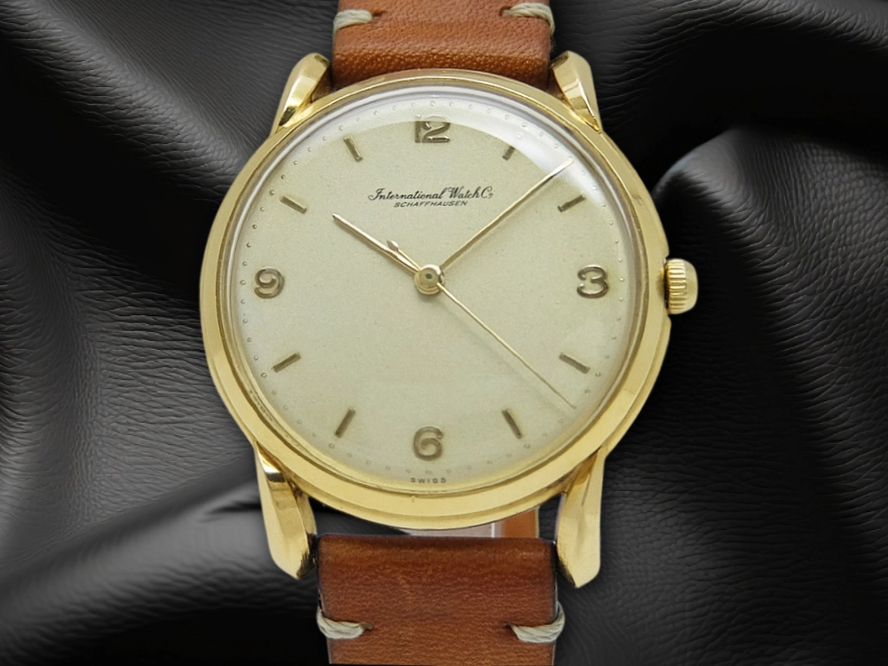 IP-2521| IWC オールドインター Cal.89 18KYG 金無垢 筆記体ロゴ