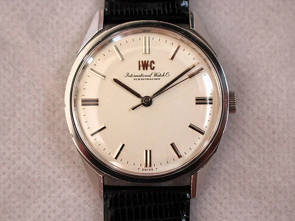 IP-2601| IWC オールド インター 手巻き SS Cal.89 17石 センターセコンド