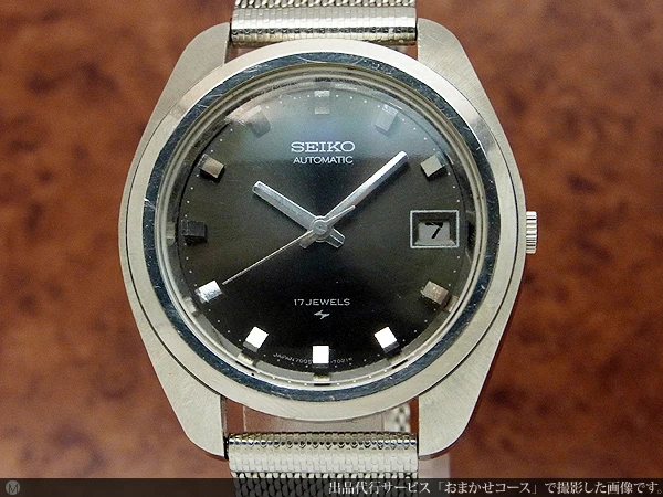 JA-0510| セイコー カレンダー 7005-7030 17石 ブラックダイヤル