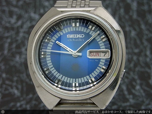 JA-0511| セイコー アドバン 7019-7270 多面カットガラス 変形ケース