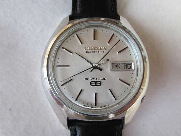 JA-0841| シチズン コスモトロン 電磁テンプ式 7804 ダブルカレンダー