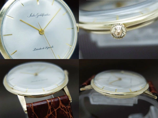 JA-2488| セイコー ゴールドフェザー J14060 25石 14K GOLD FILLED 手