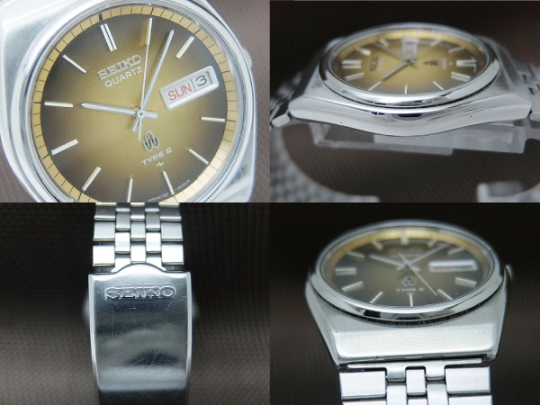 JA-2747| セイコー タイプ2 7123-8010 SS ブラウングラデーション