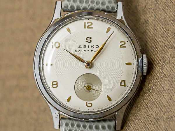 JA-2830| セイコー へびSマーク エクストラフラット アイボリー