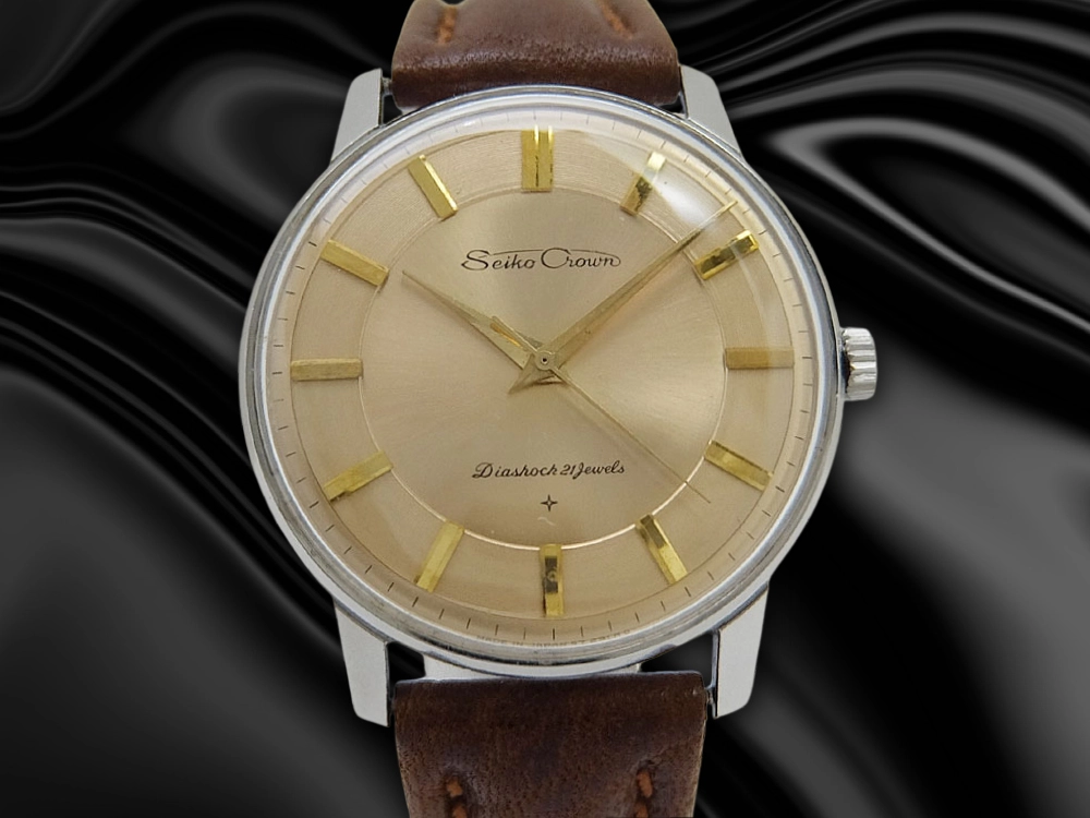 JA-2851| セイコー クラウン 21石 Ref.J15011 SS ラージサイズ