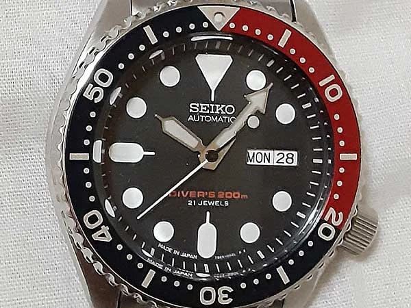 JA-2227| セイコー 200m ダイバーズウオッチ 日本製 ネイビーボーイ SKX009