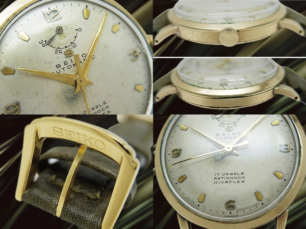 JA-3418| セイコー インジケーター 巻印 17石 Ref.14015 14K GOLD