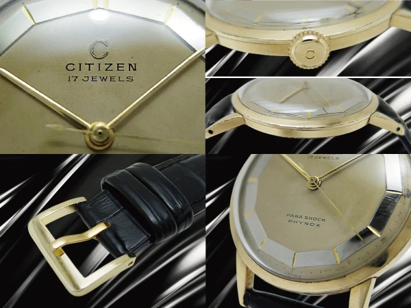 JA-3473| シチズン センターセコンド 17石 14K GOLD FILLED/SS Cマーク