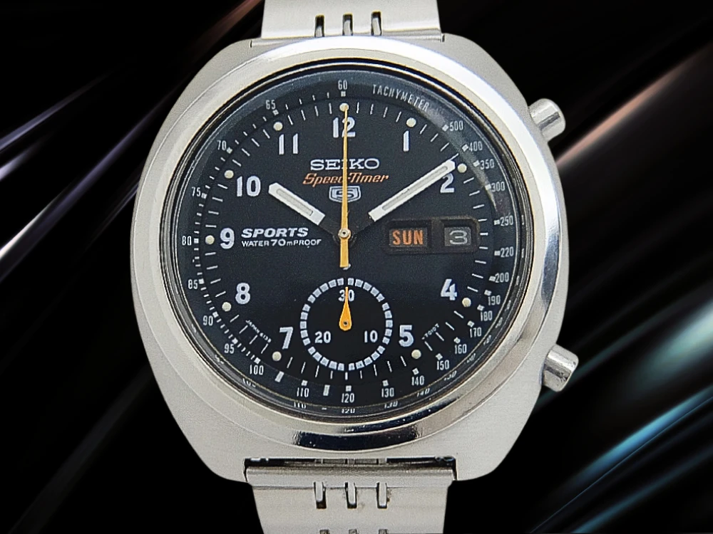 JA-3485| セイコー 5スポーツ スピードタイマー 6139-7010 SS