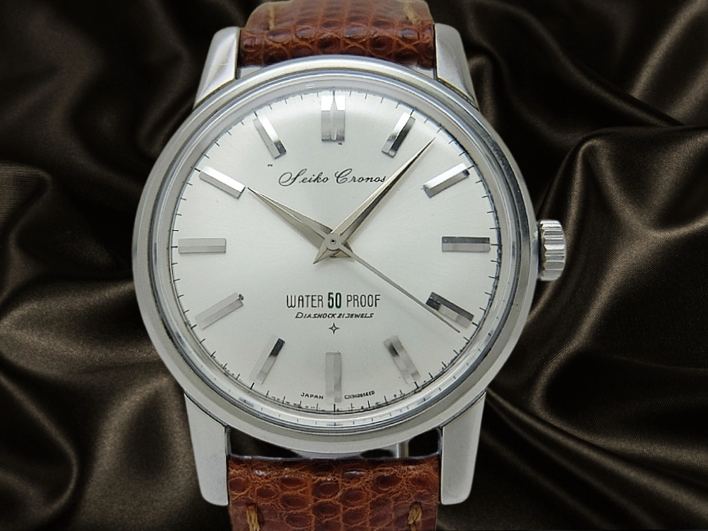 JA-3215| セイコー クロノス 21石 Ref.J13046 SS 50M防水ケース