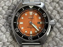 JA-2750| セイコー AGS スキューバ 200M 5M43-0A60 オールチタン 回転