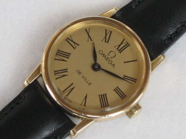 O-7058| オメガ デビル レディース Cal.625 手巻き はしご尾錠付き