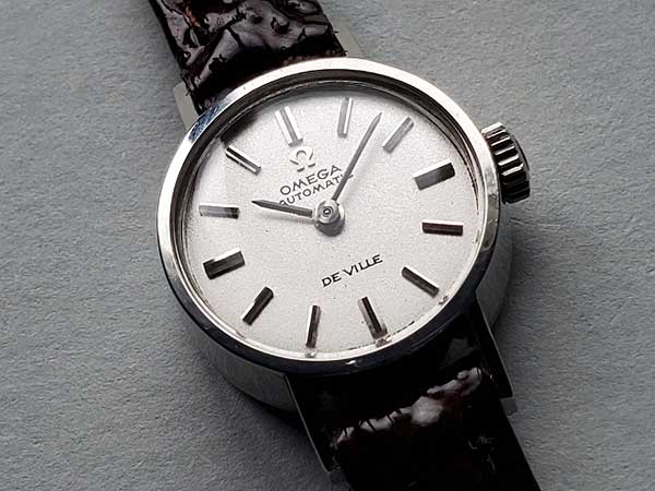 O-7924| オメガ デビル レディース 自動巻き ラウンドケース 2針