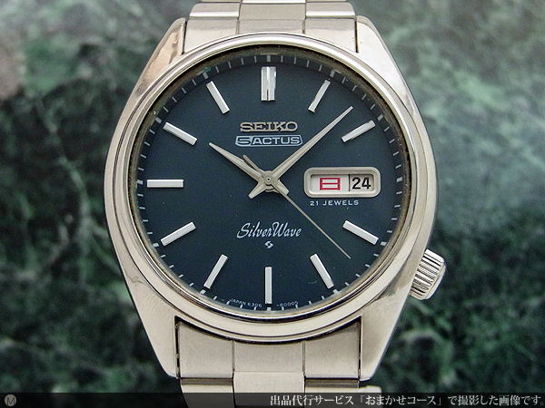 JA-0568| セイコー 5アクタス シルバーウェーブ 6306-8000 Wネーム