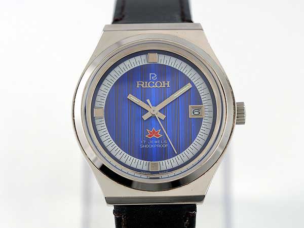 JA-1586| リコー クリスタル グラデーション文字盤 機械式手巻き