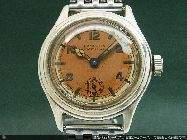 HA-4747| ハミルトン 防水ケース Cal.987 アンティークダイヤル