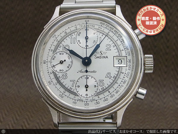 HA-4992| サービナ 3reg.クロノグラフ デイト バルジュー7750