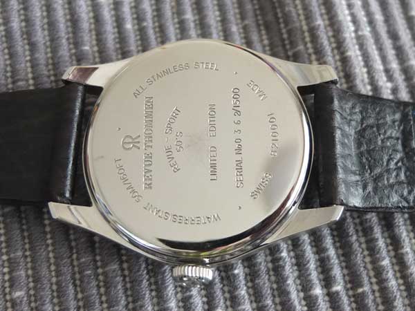 レビュー・トーメン REVUE THOMMEN レビュー・スポーツ50's 1500本限定