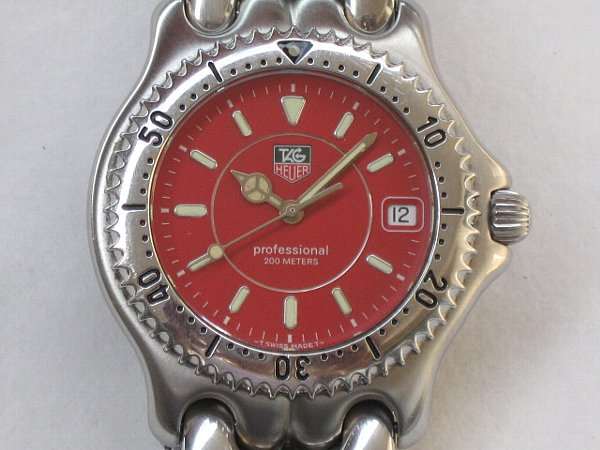 S-1016| タグ・ホイヤー WG1119R マルイ限定 赤文字盤