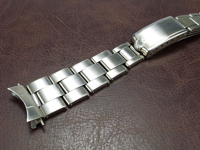 ロレックス SS 3連リベットブレス 19mm ref.7205 フラッシュフィット57