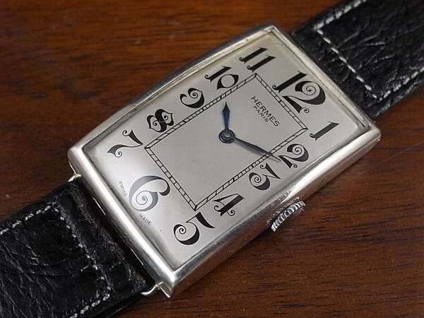 エルメス HERMES ラージレクタンギュラー マニュアルワインド 1930年代