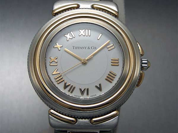 ティファニー TIFFANY インタリオ 18K&SS クオーツ | アンティー